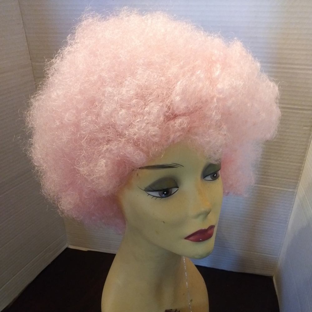 Light Pink Afro Wig ~ New With Tag
